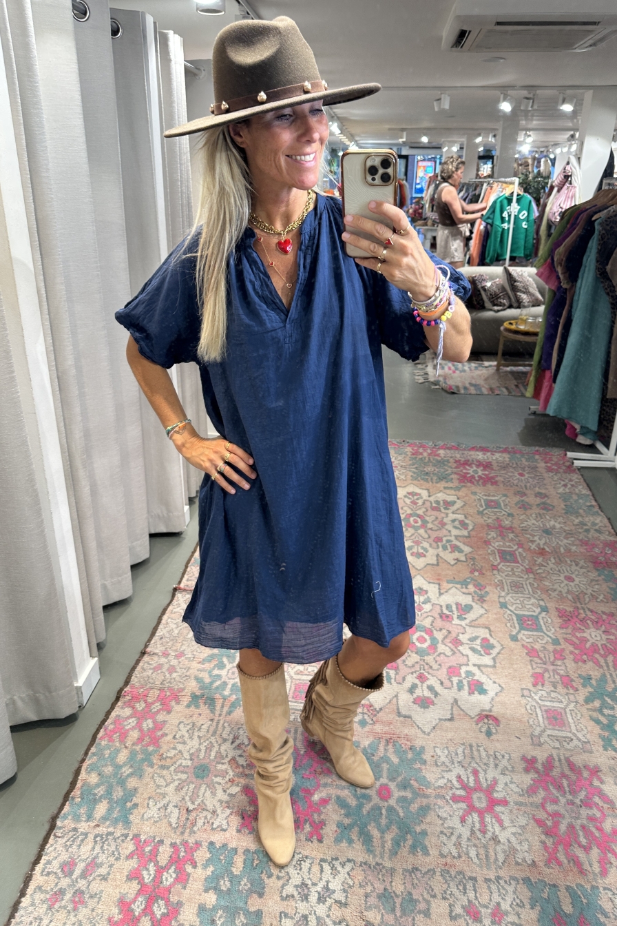 Dress Myrthe Donkerblauw