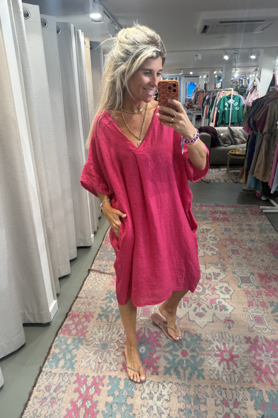 Beachdress Soll Fuchsia