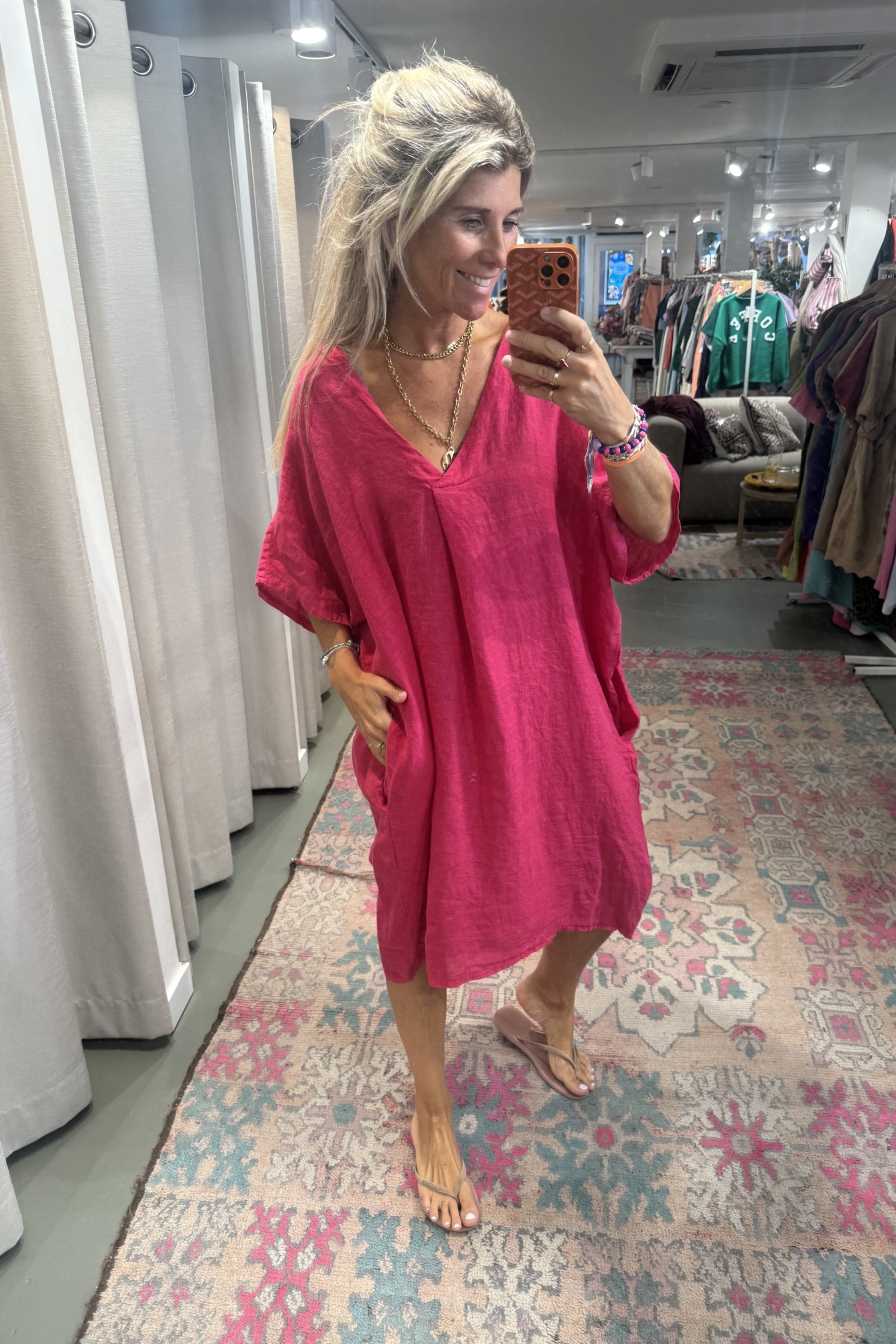 Beachdress Soll Fuchsia