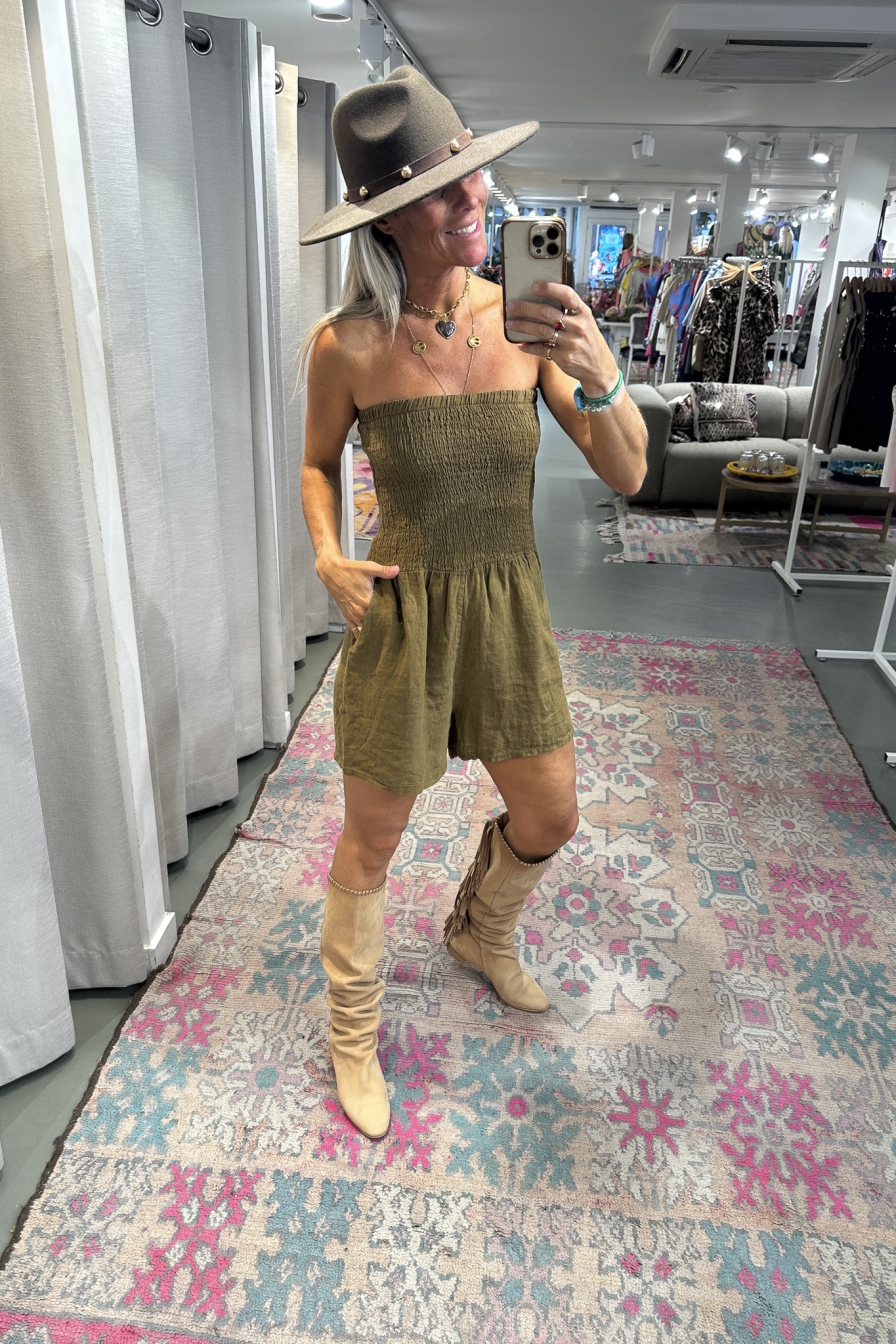 Shortsuit Suus Mosgroen
