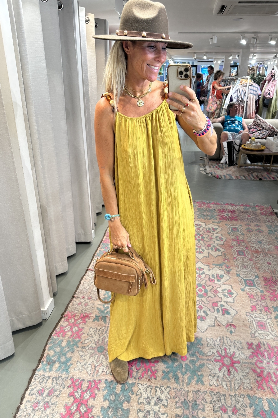 Dress Lisa Okergeel