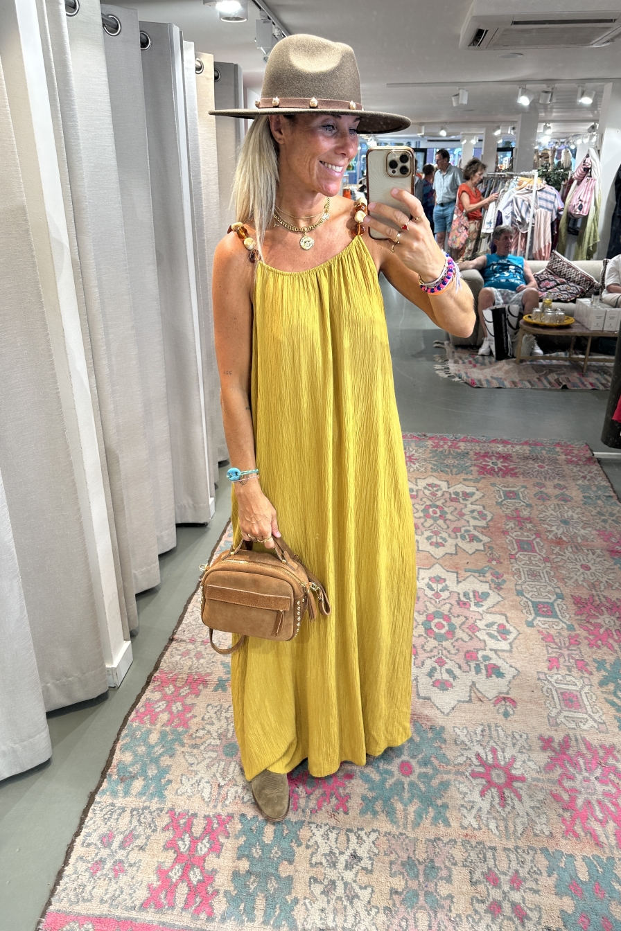 Dress Lisa Okergeel