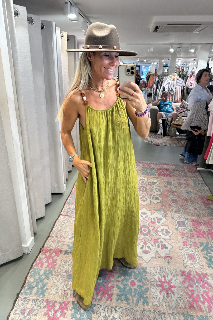 Dress Lisa Olijfgroen