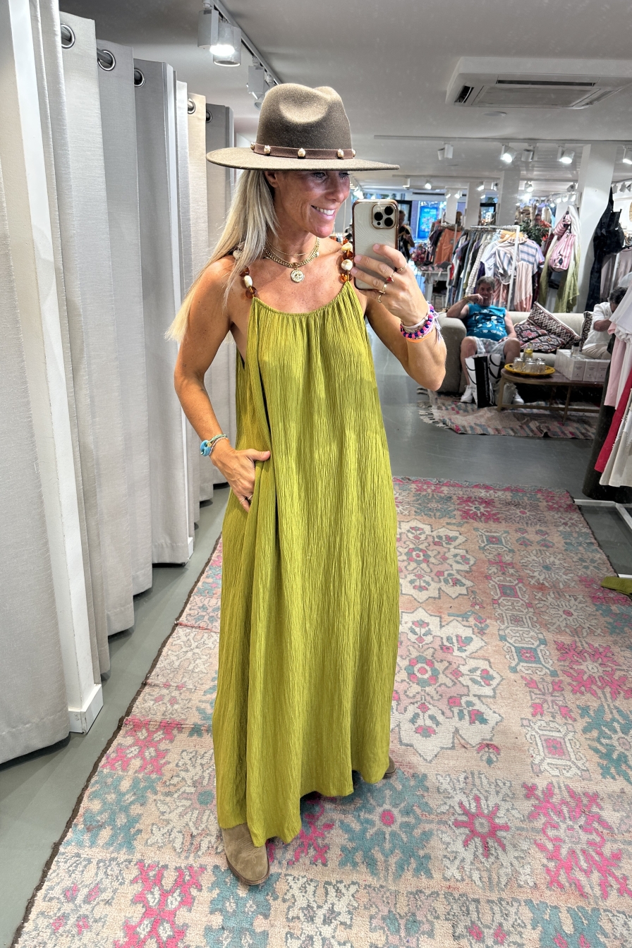 Dress Lisa Olijfgroen