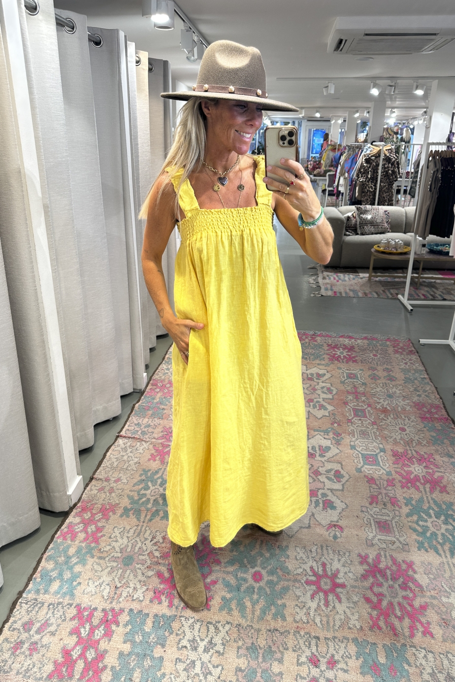 Dress Senna Geel