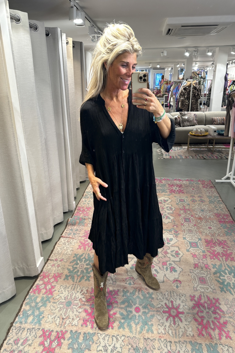 Dress Yarah Zwart