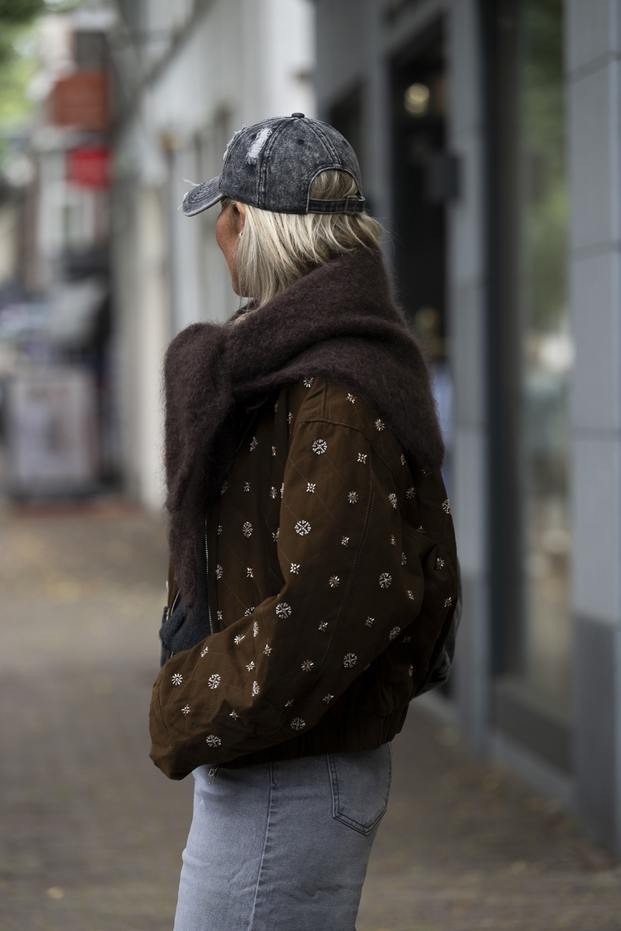 Mohair Sjaal Bruin