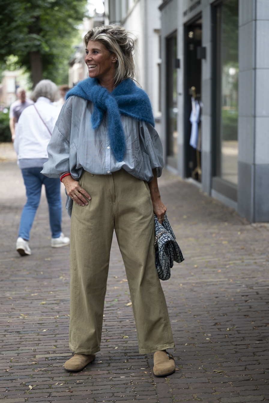 Mohair Sjaal Petrol