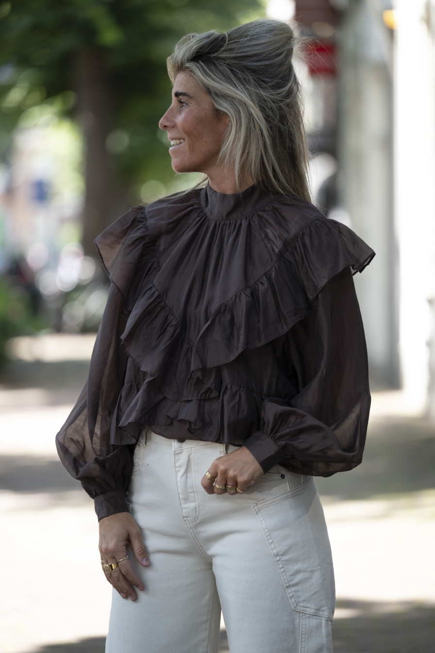Blouse Bruin Mary