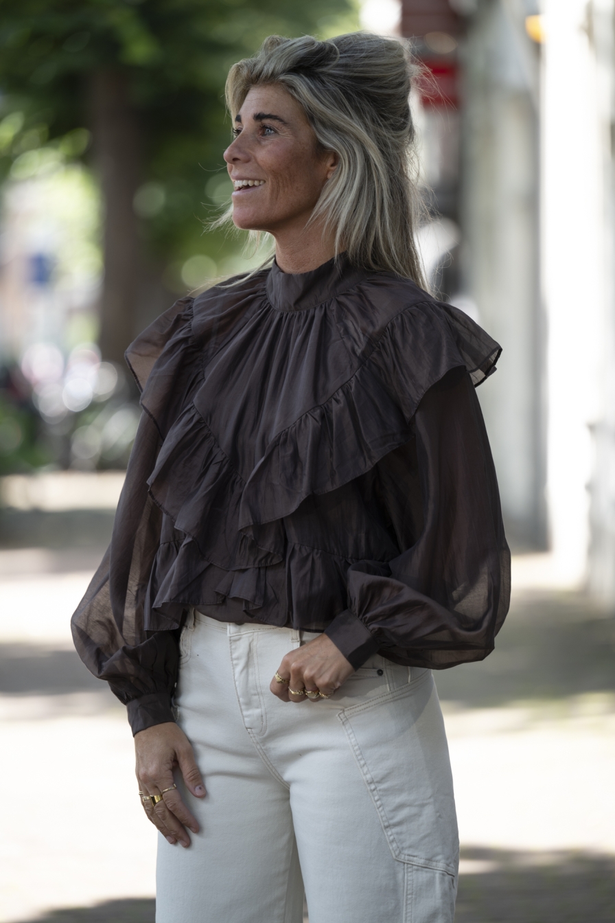 Blouse Bruin Mary