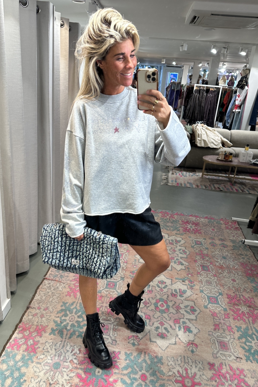 Sweater Stars Grijs