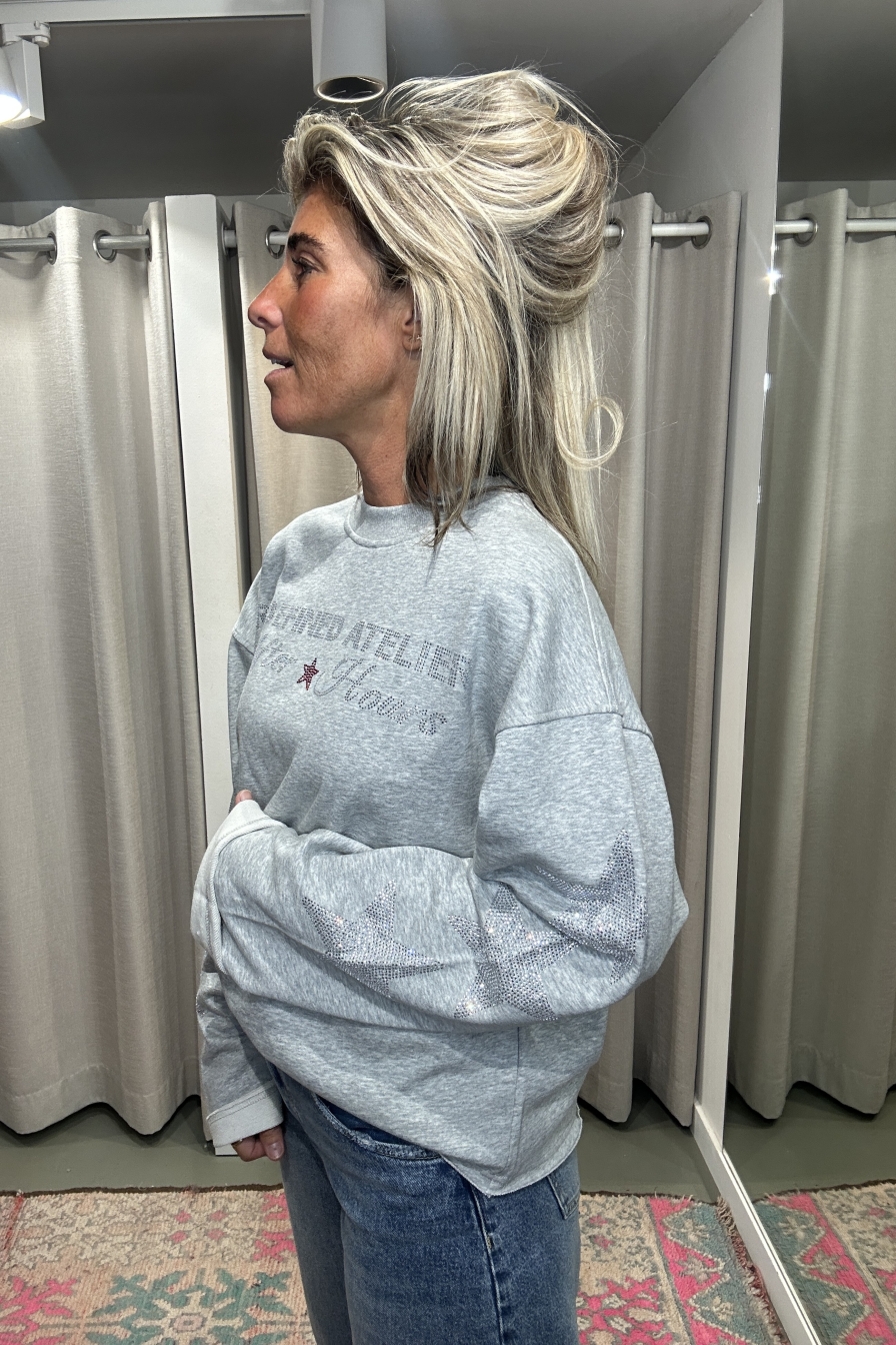 Sweater Stars Grijs