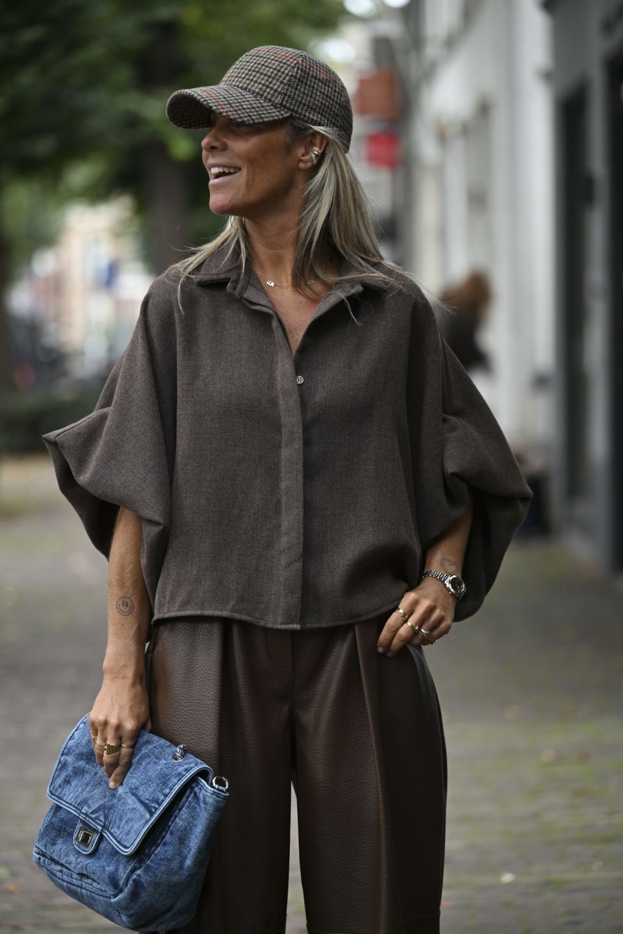 Blouse Violle Lichtbruin