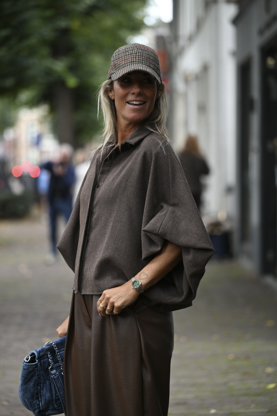 Blouse Violle Lichtbruin