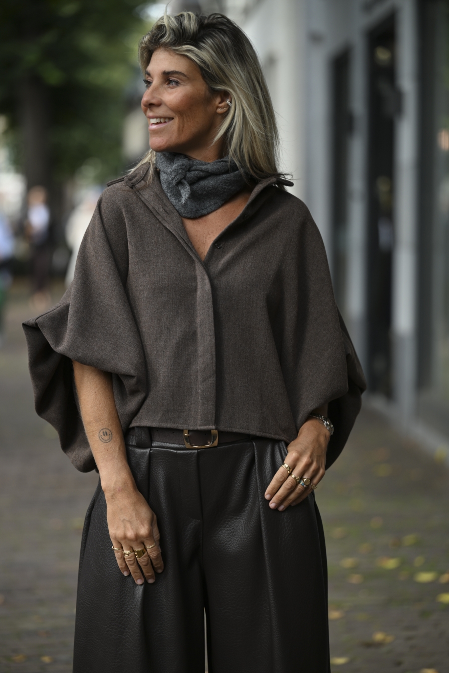 Blouse Violle Lichtbruin