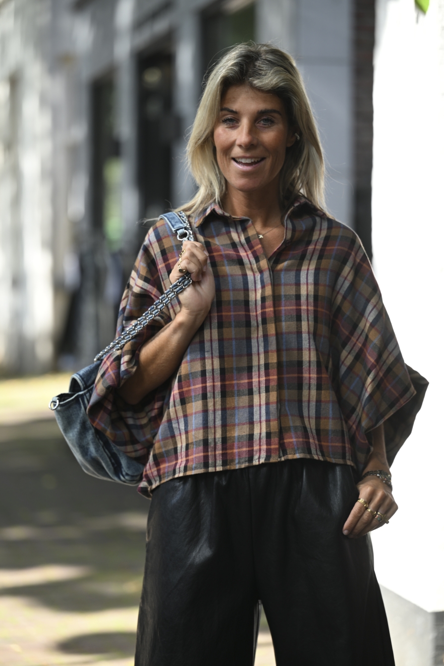 Blouse Violle Ruit