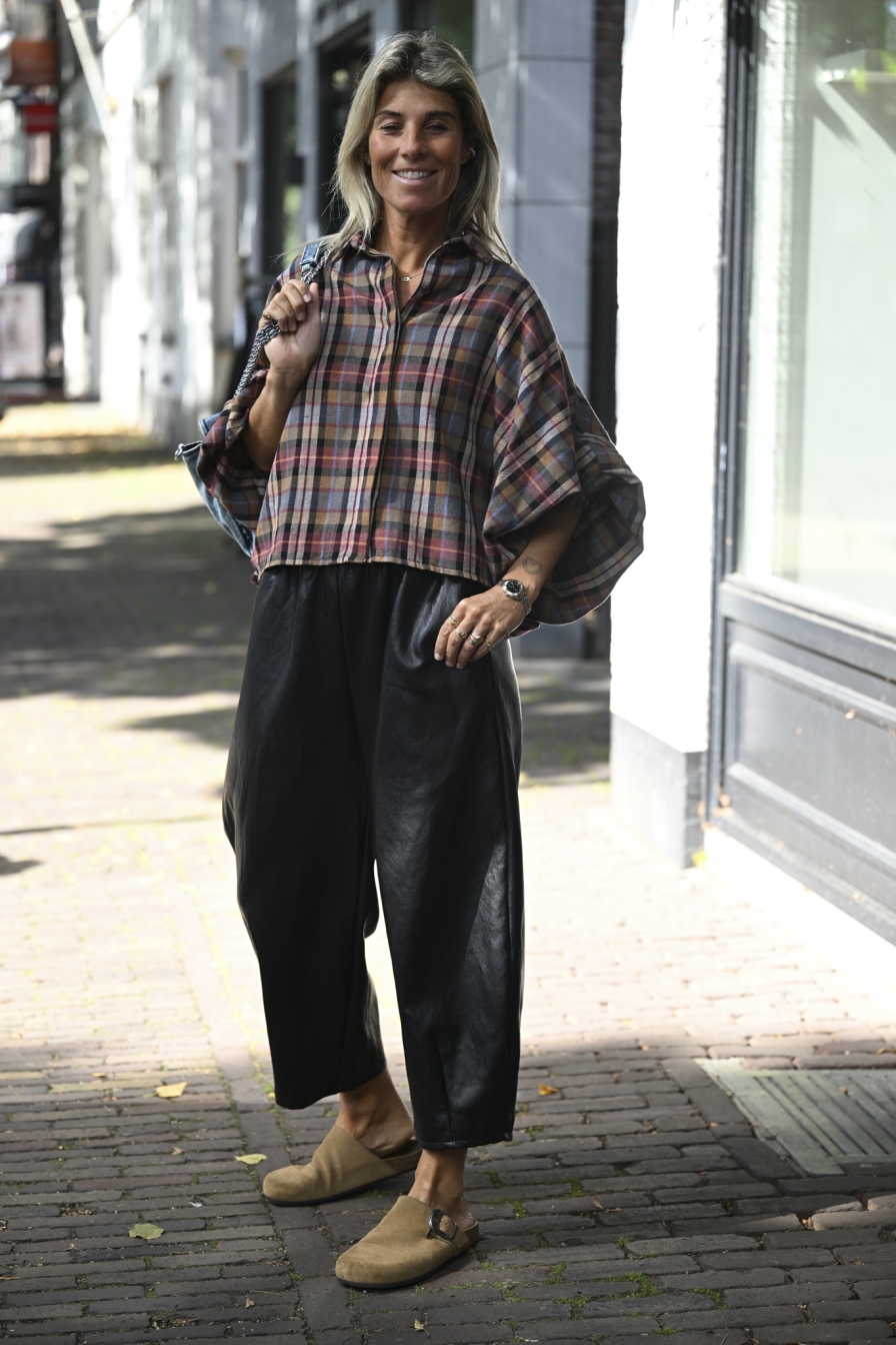 Blouse Violle Ruit