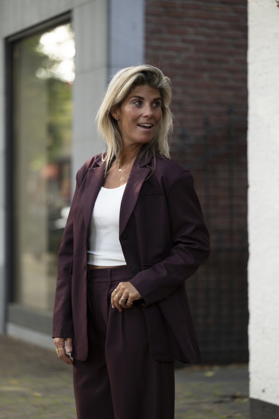 Suit Set Wencke Bordeaux