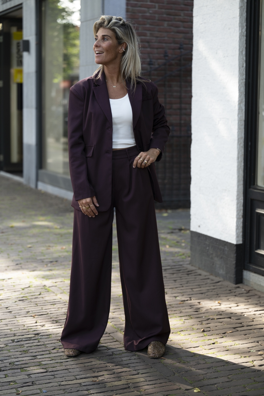 Suit Set Wencke Bordeaux