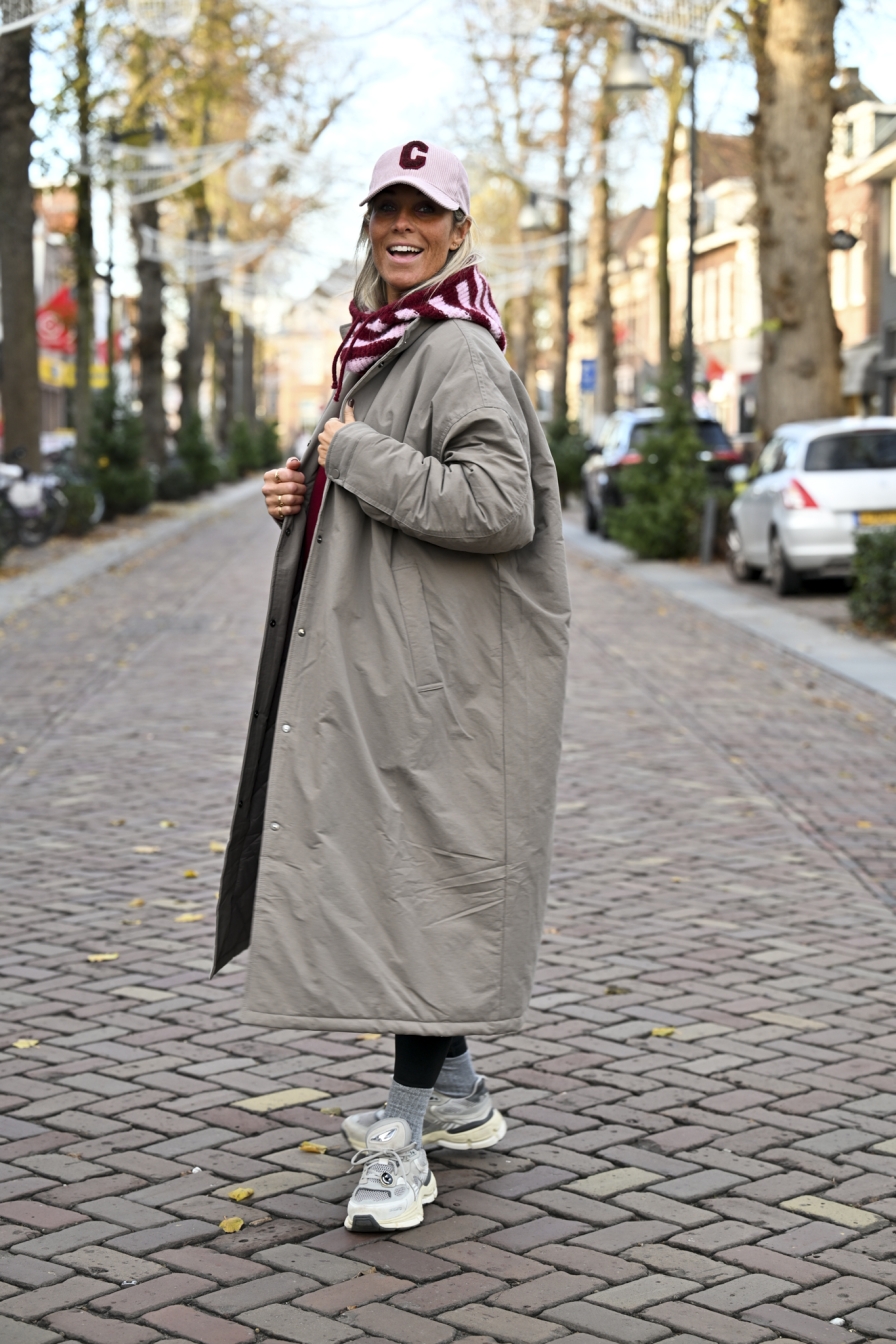 OVERSIZED MAXI COAT Taupe