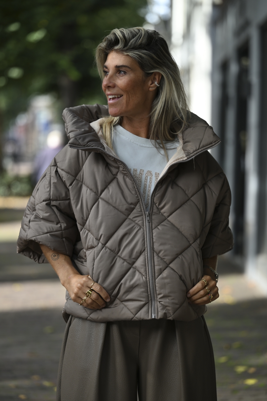Puffer Jack Mees Taupe
