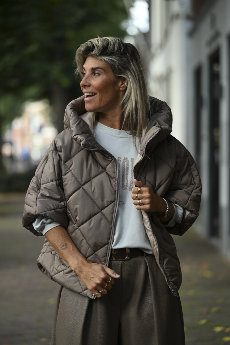 Puffer Jack Mees Taupe