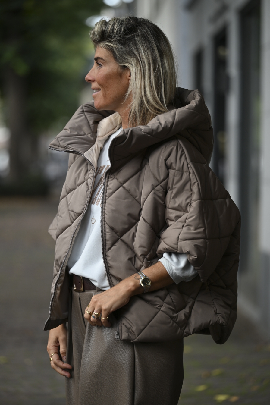 Puffer Jack Mees Taupe