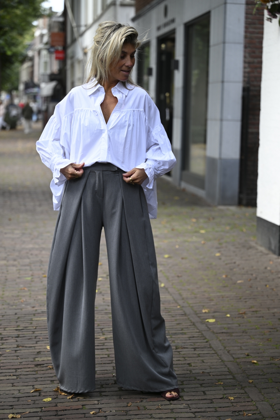 Palazzo Pantalon Grijs