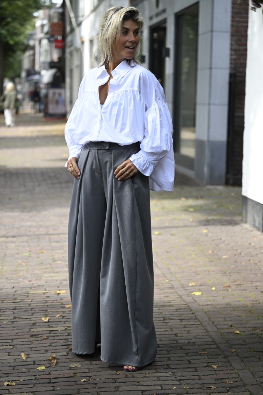 Palazzo Pantalon Grijs