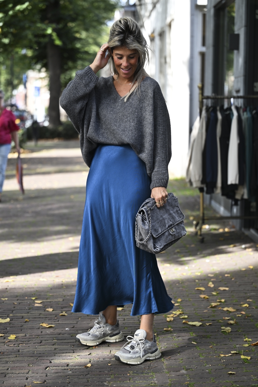 Rok Filine Blauw
