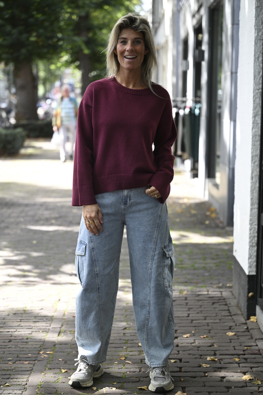 Pull Tess Bordeaux