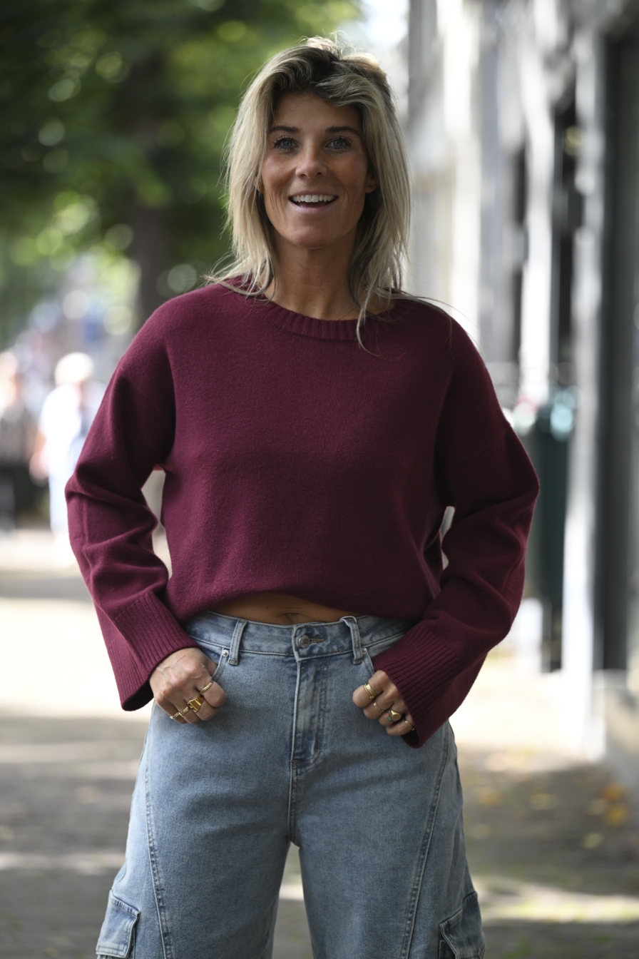 Pull Tess Bordeaux