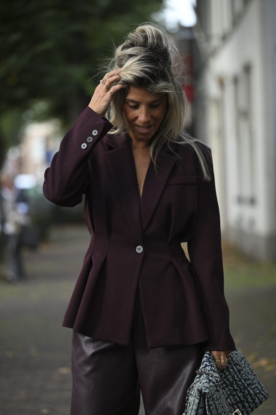 Blazer Lumee Bordeaux