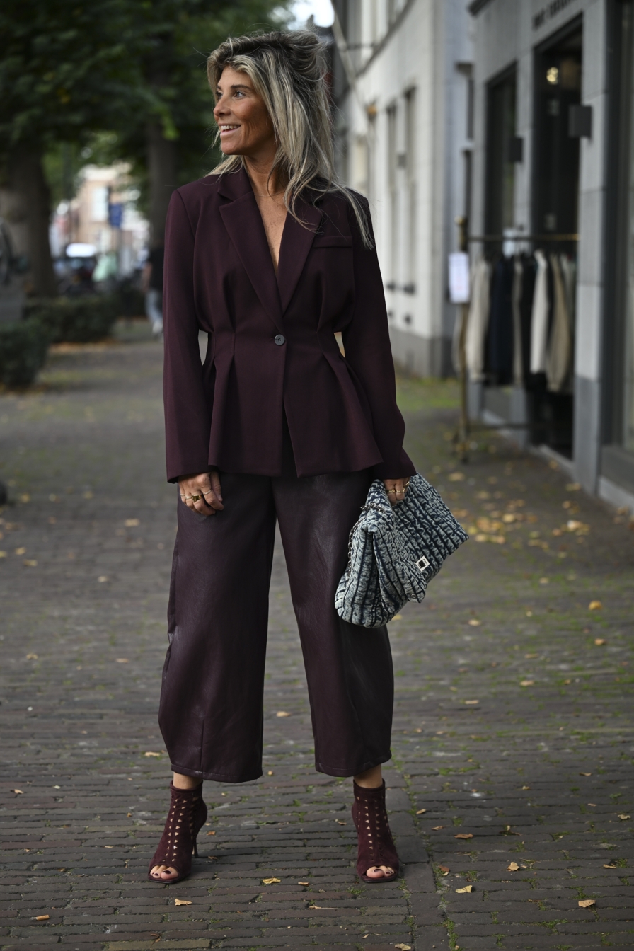Blazer Lumee Bordeaux