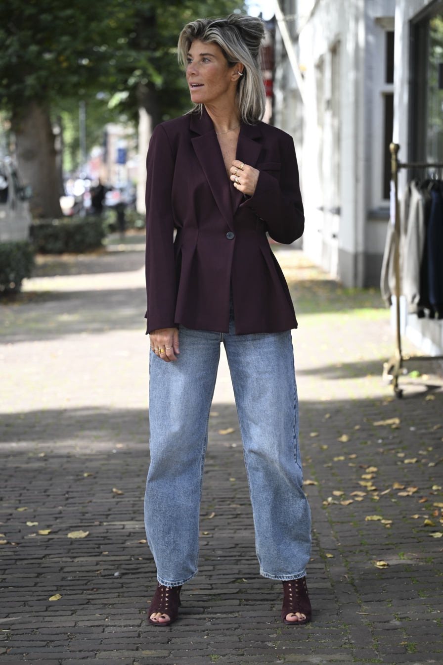 Blazer Lumee Bordeaux