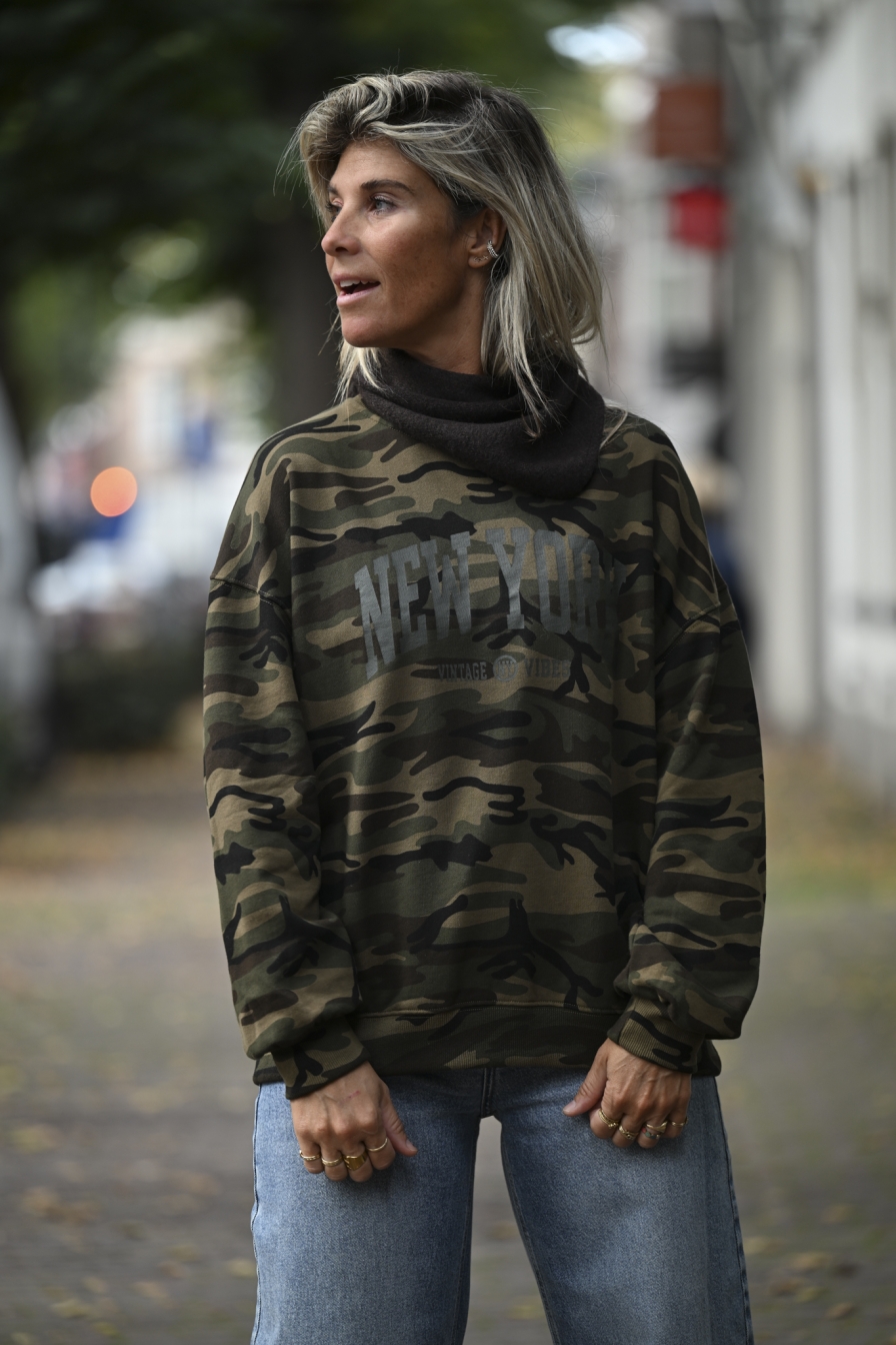 Sweater Camouflage Vintage