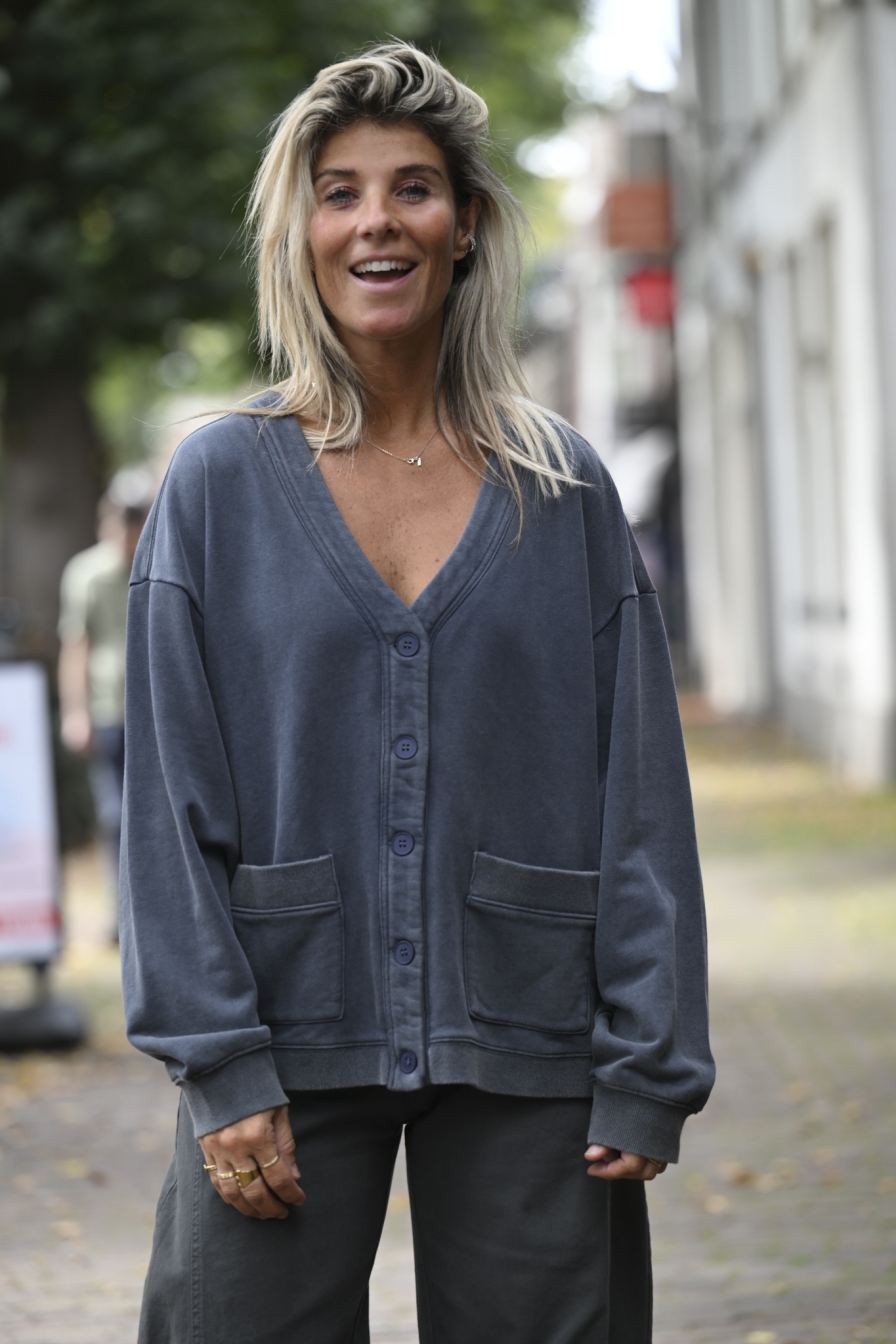 Vest Marleen Marine blauw