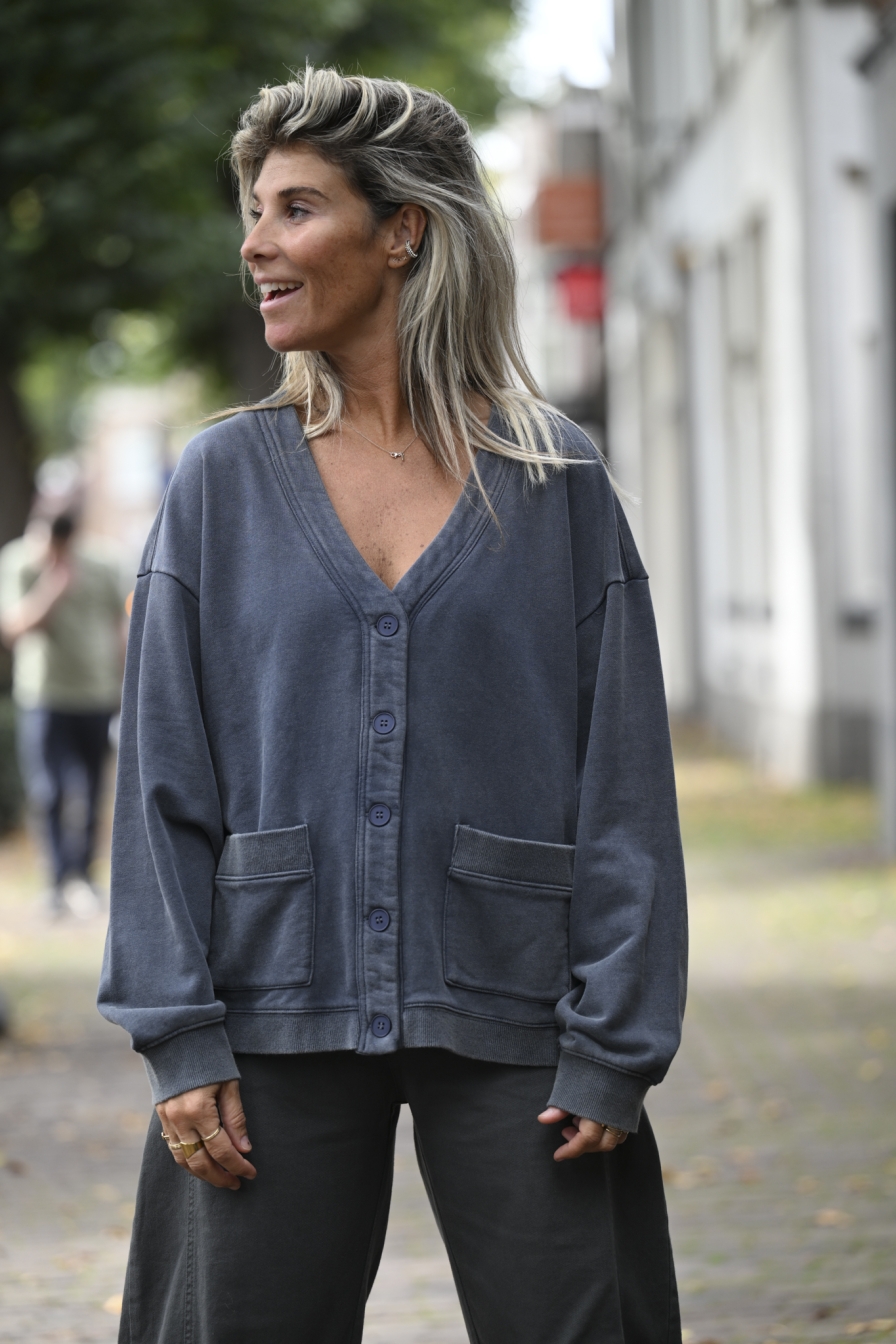 Vest Marleen Marine blauw
