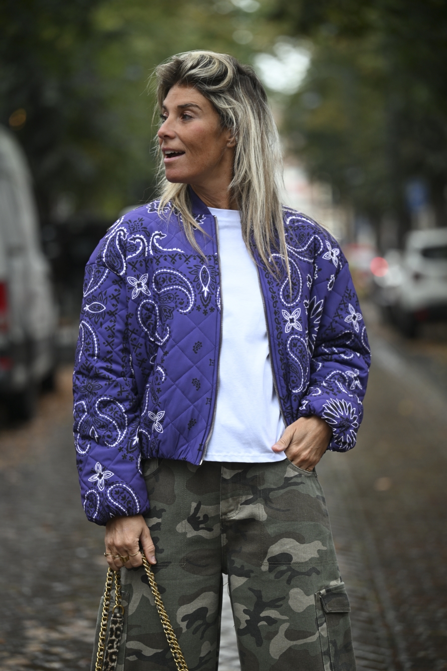 Jacket Bandana Paars