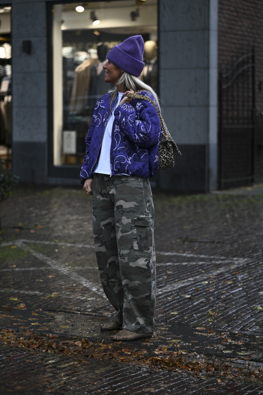 Jacket Bandana Paars