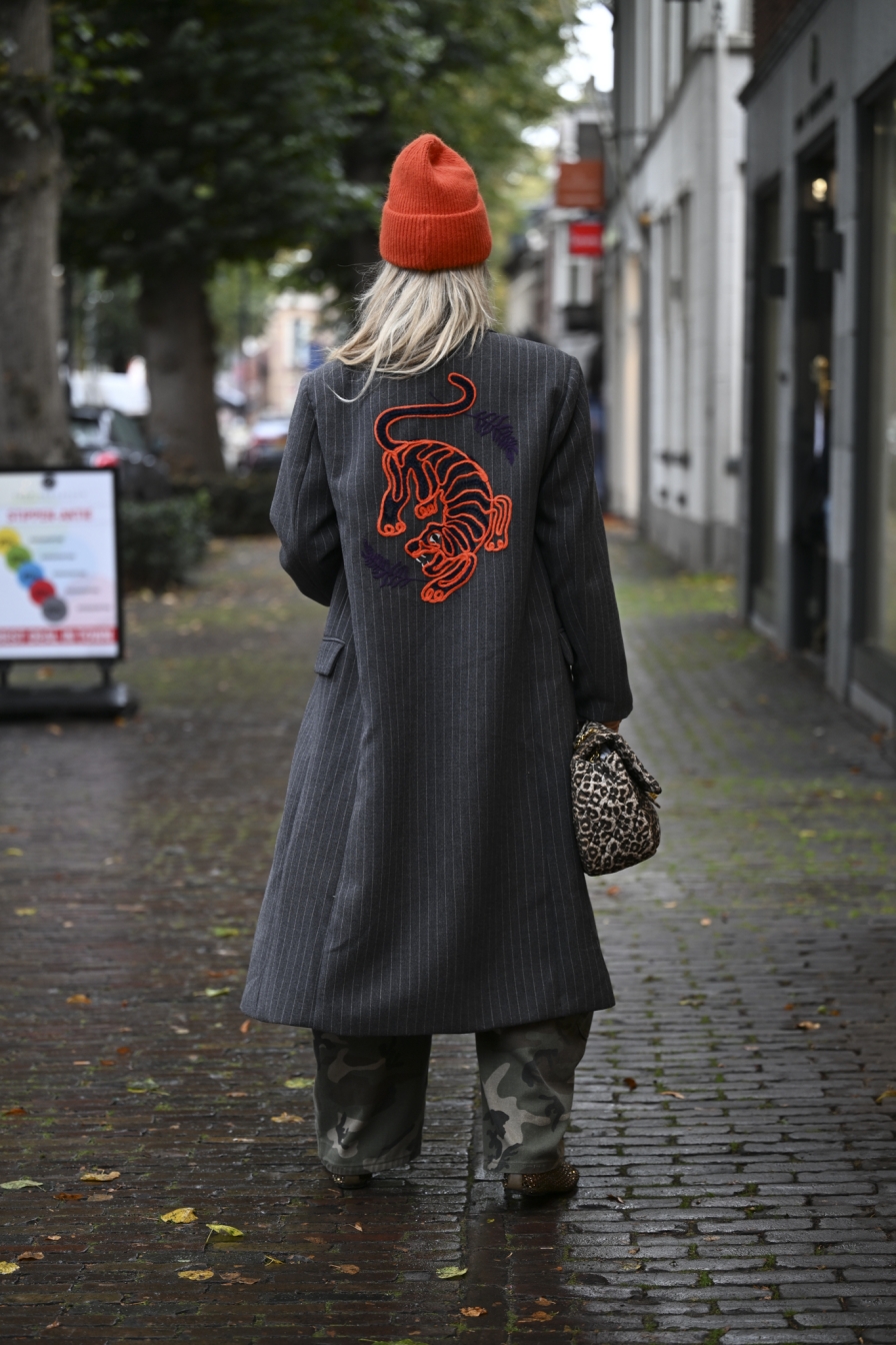 Tweed Tijger Donkergrijs