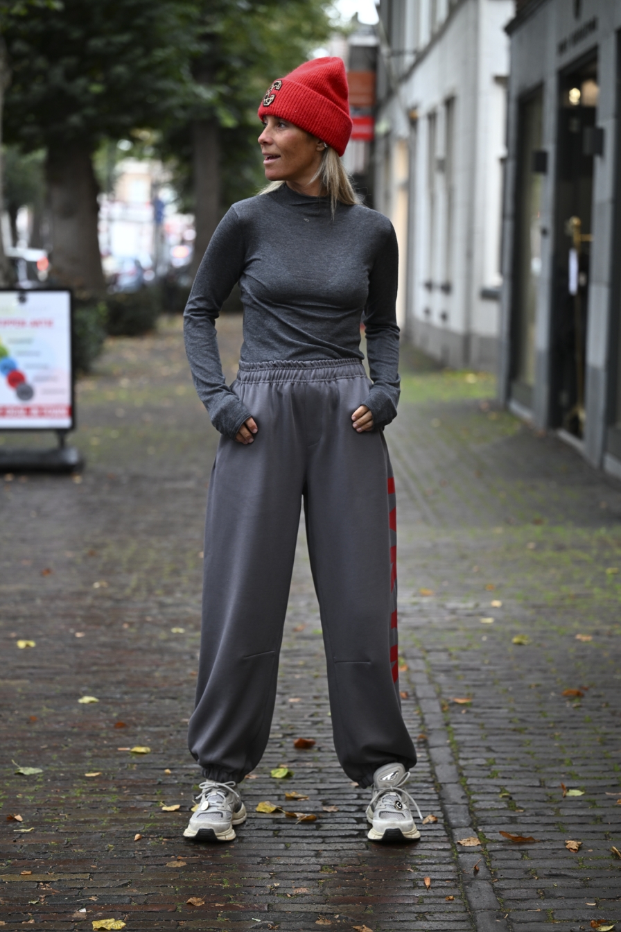 Broek IYKYK Antraciet