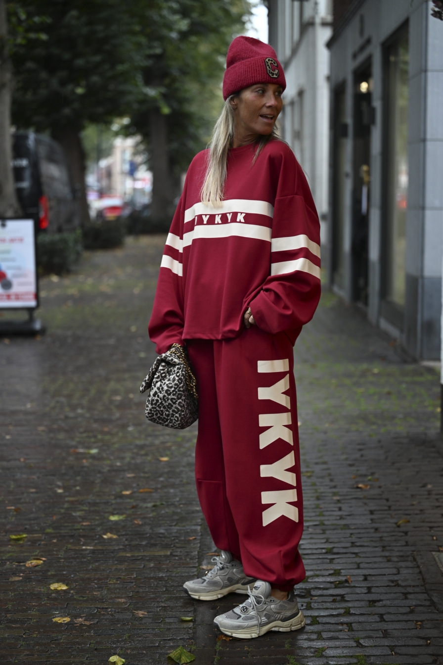 Broek IYKYK Rood