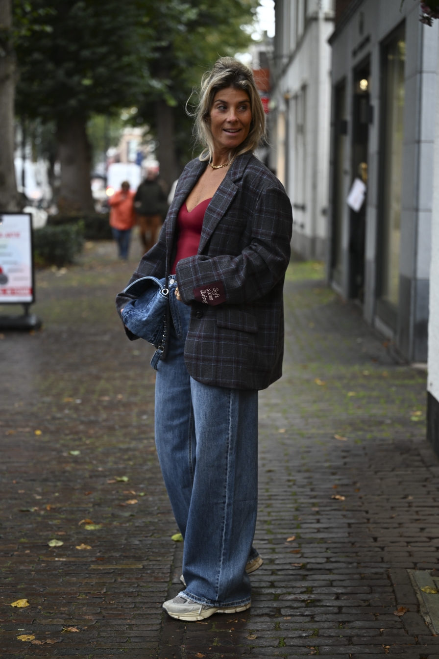 Blazer Mireille Grijs - Bordeaux