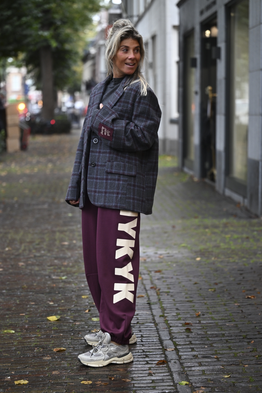 Blazer Mireille Grijs - Bordeaux