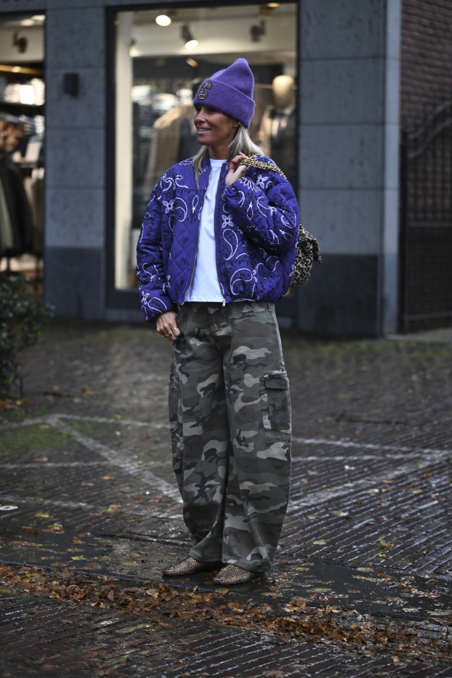 Muts C Paars - Leopard