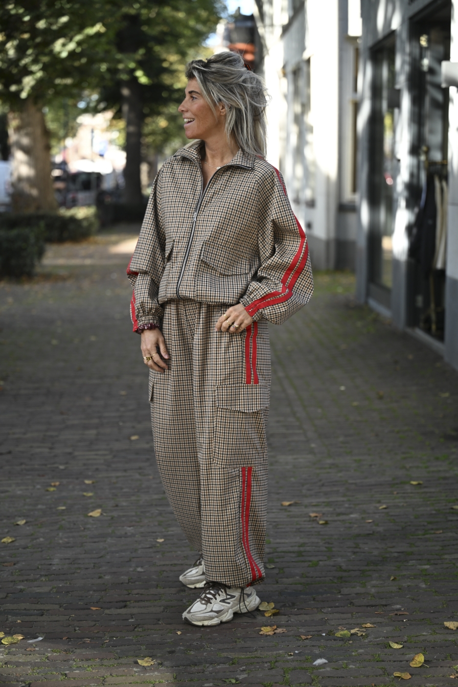 Cargo Sporty Beige - Rood