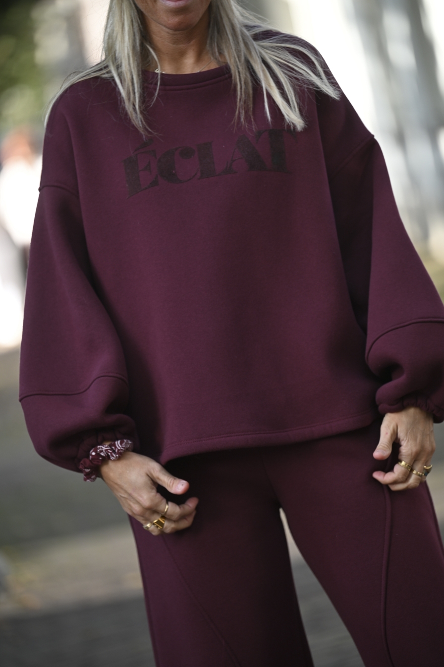 Sweater Eclat Bordeaux