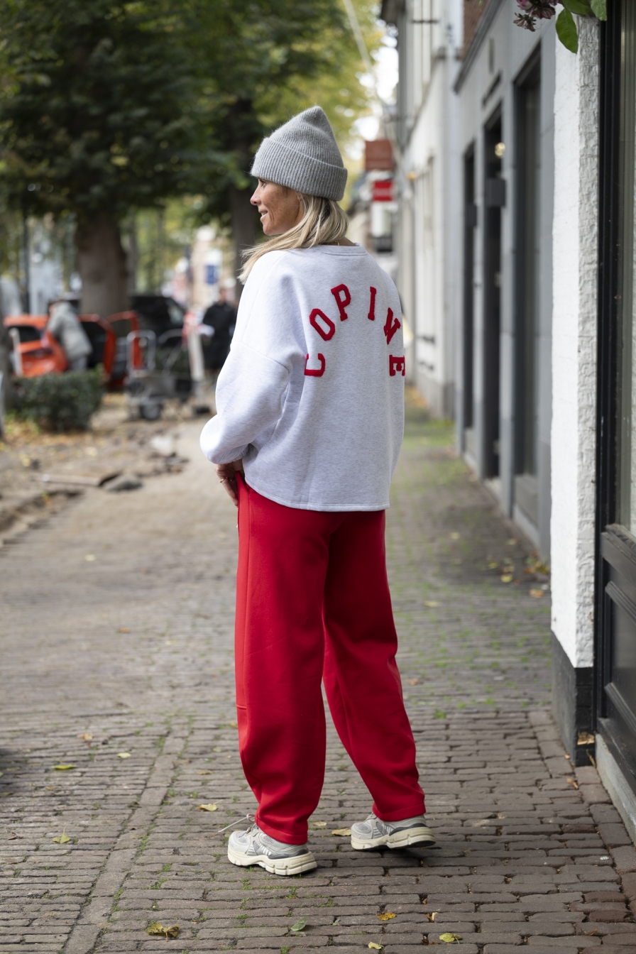 Combiset Copine Grijs-Rood