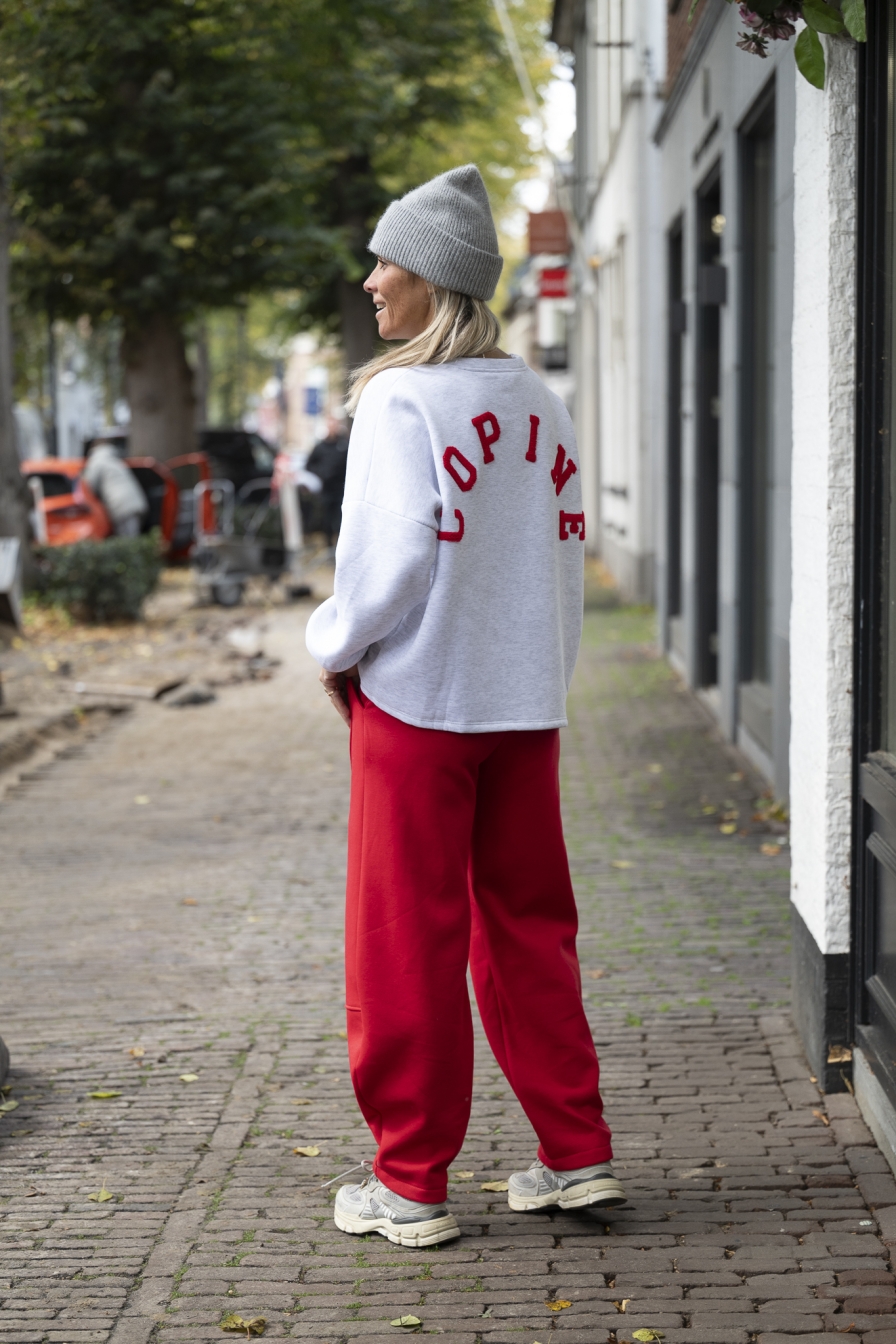 Combiset Copine Grijs-Rood